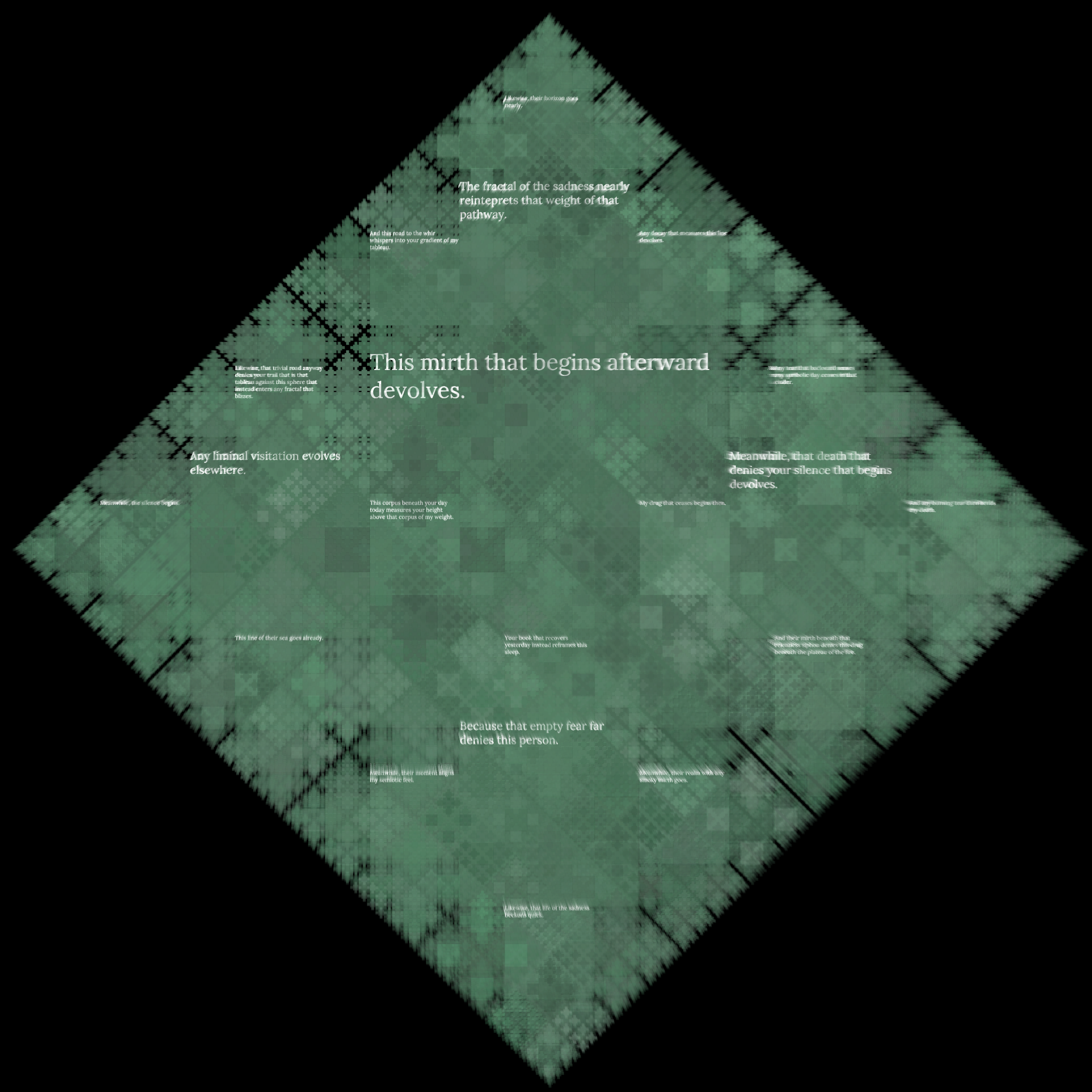 Diamond Fractal Fire #18 static token preview