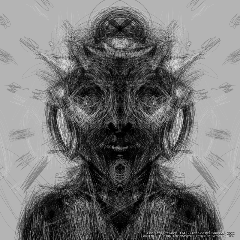 One Tezo Drawings_114+ #2 static token preview