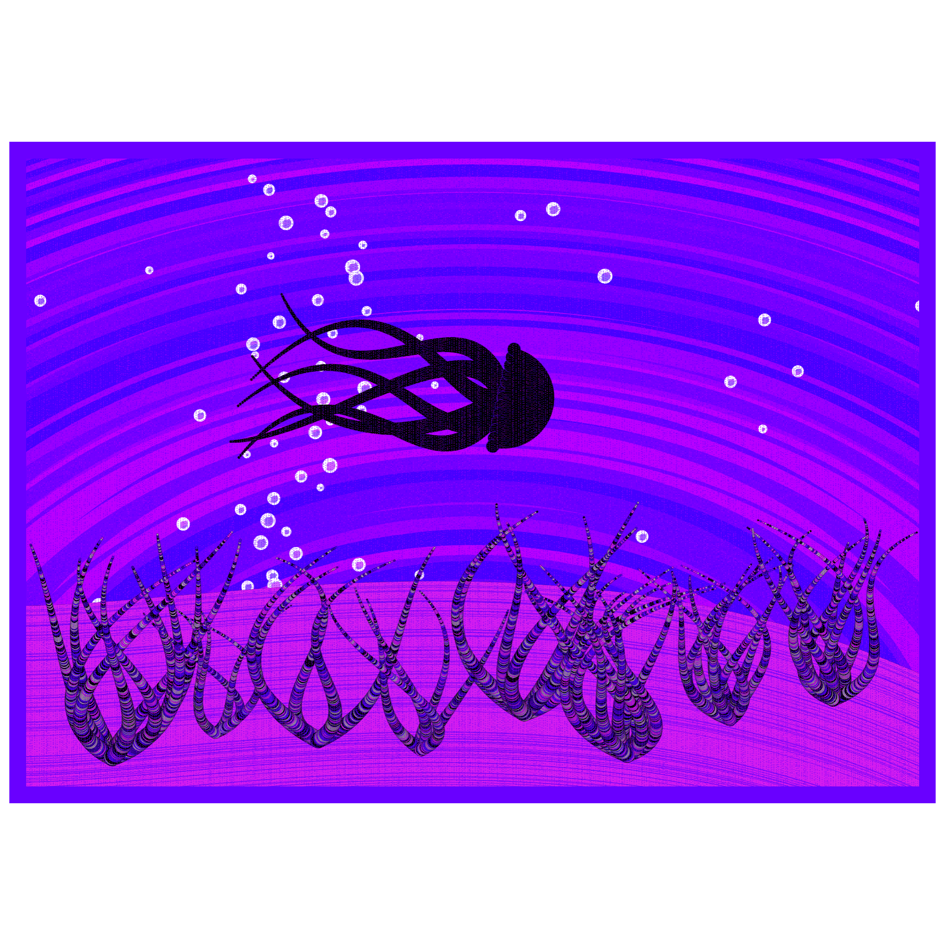 Bézier Aquarium 🦑 #22 static token preview