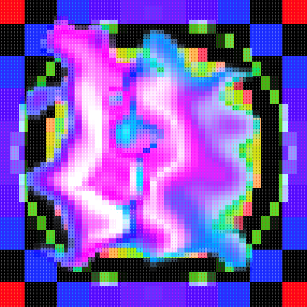 Pixelated Utopian Entity #4 static token preview