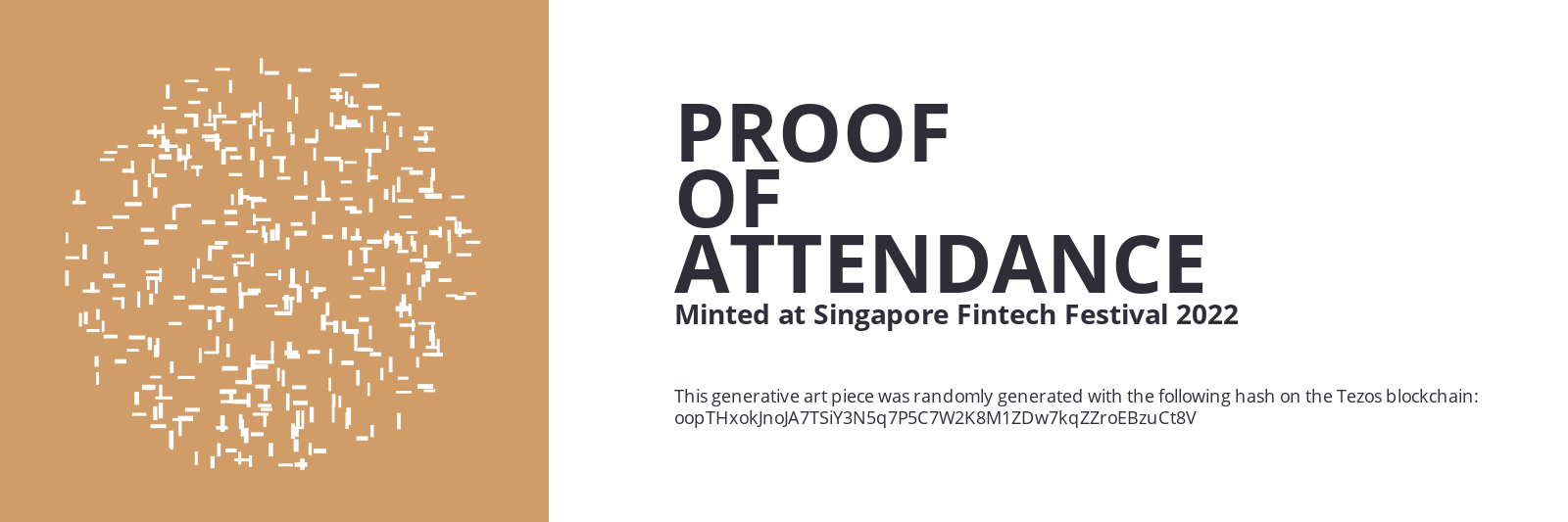 SFF2022 Proof of Attendance Token #1612 static token preview