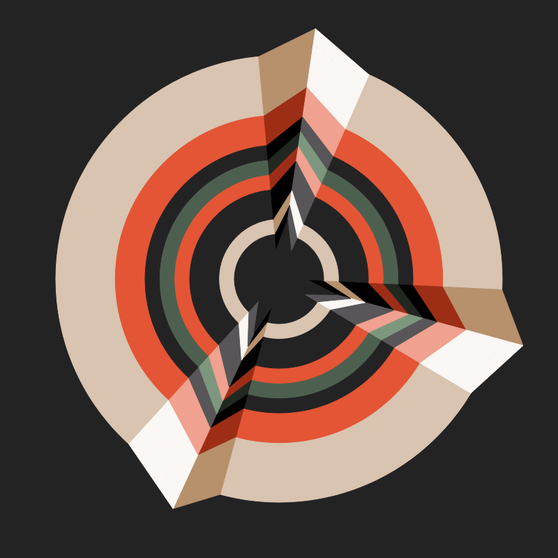 Folded Circle #5 static token preview