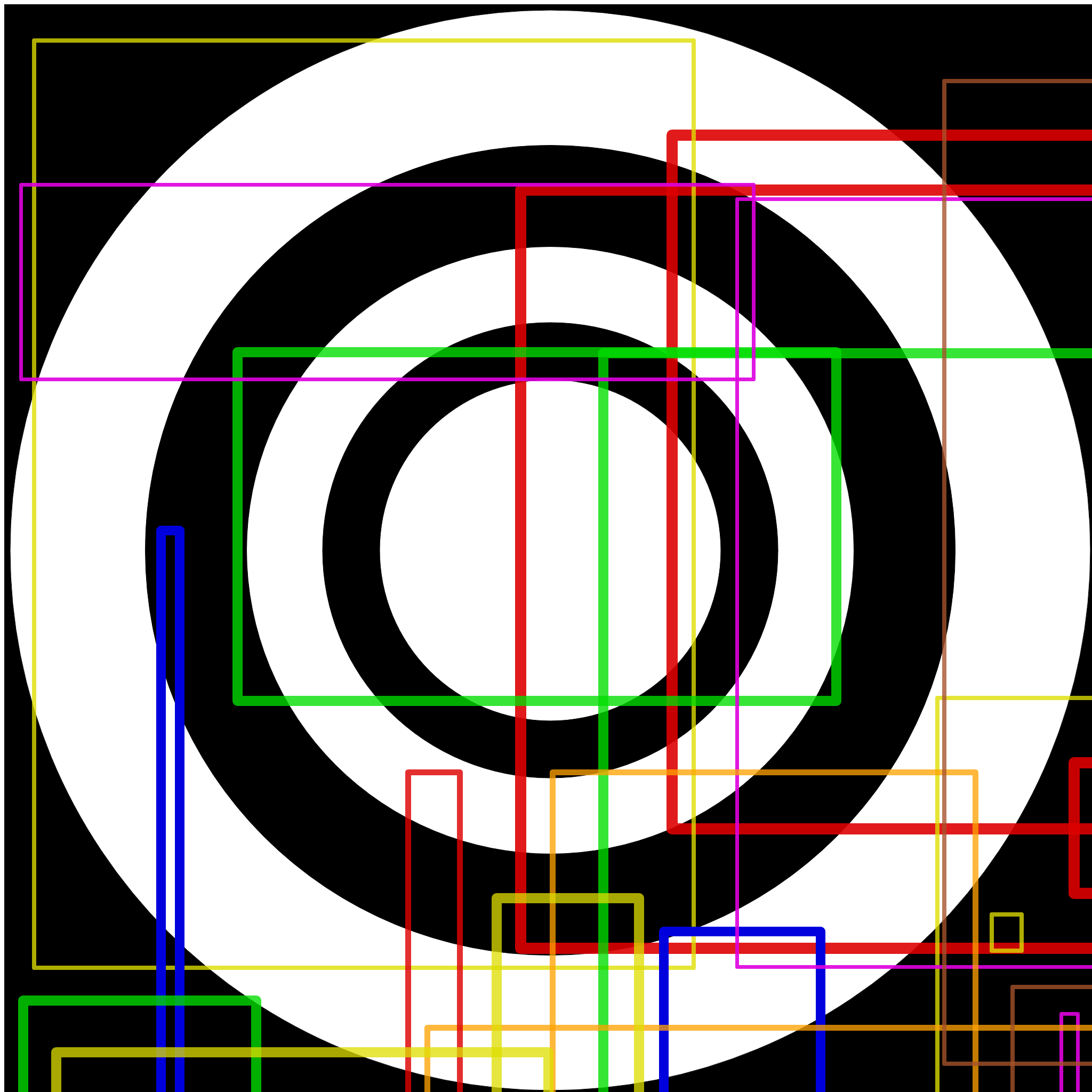 Study in Seven Coloured Strokes (+ B & W) #3 static token preview