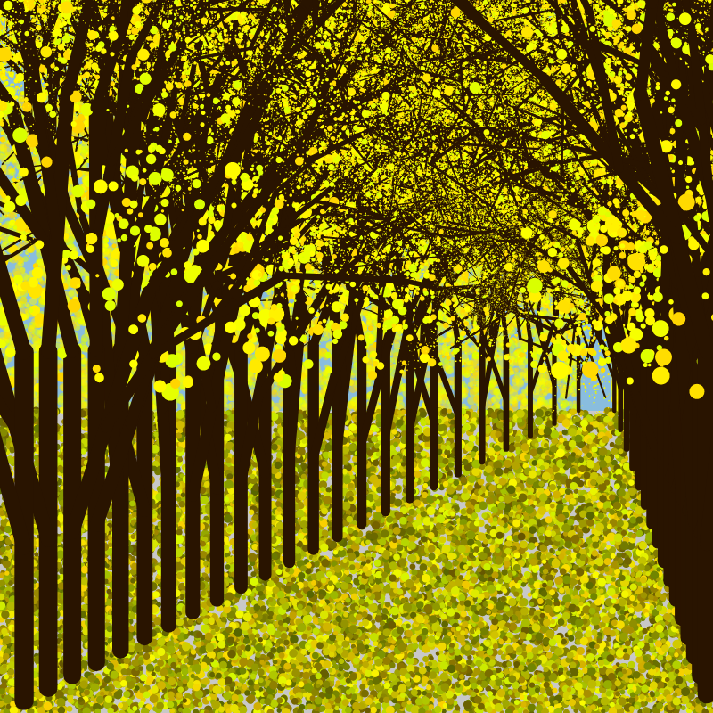 Trees in the park #3 static token preview