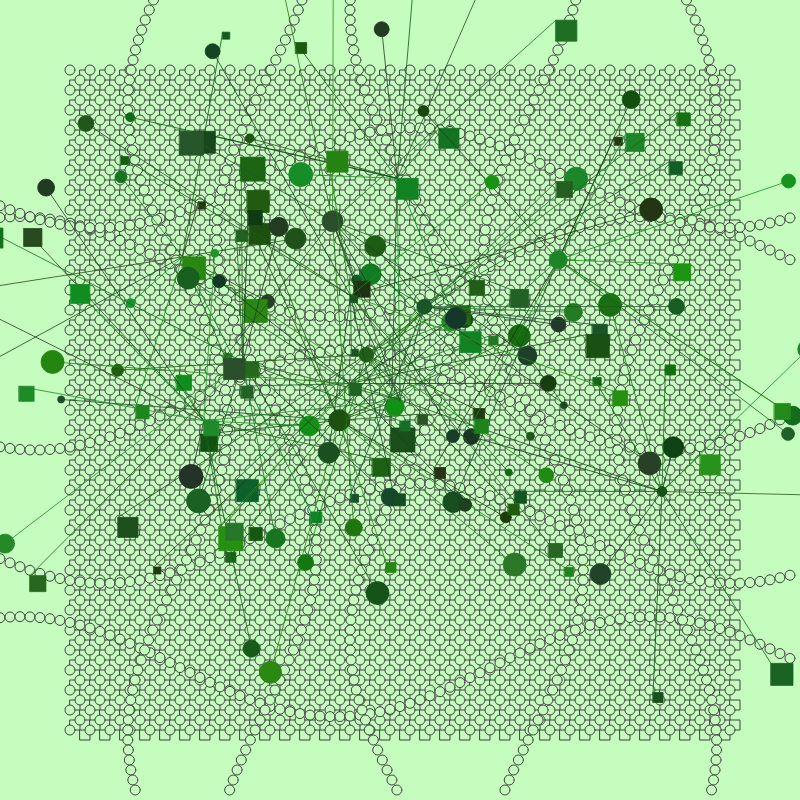 abstract with circles and squares #5 static token preview