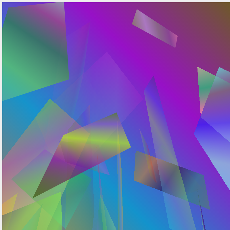 random divs with gradient and perspective #5 static token preview
