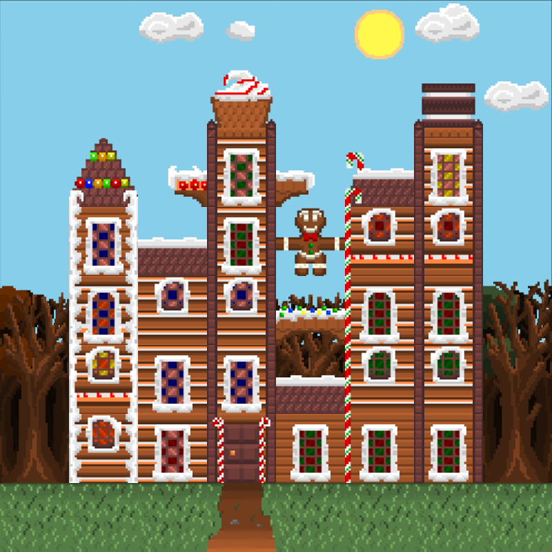2D Mansion Candy House #11 static token preview