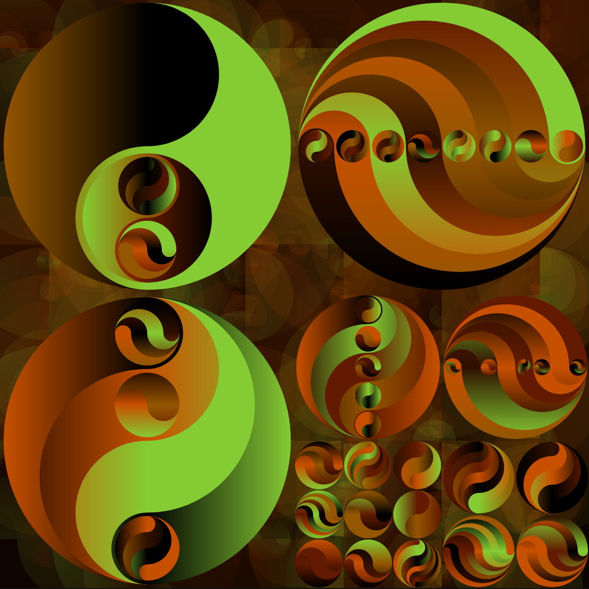 Yin and yang #24 static token preview