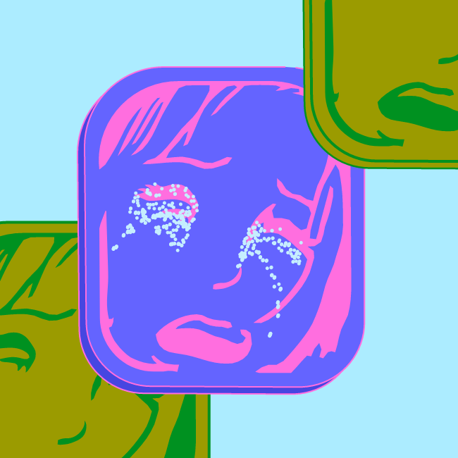 Card in the box "Crying girl" #20 static token preview
