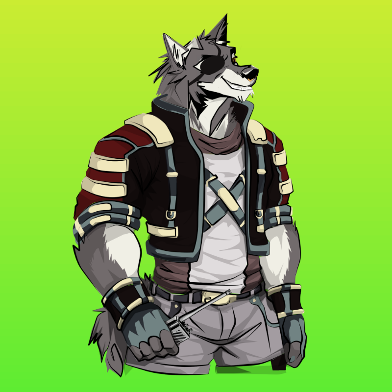 Wolf-soldier #8 static token preview