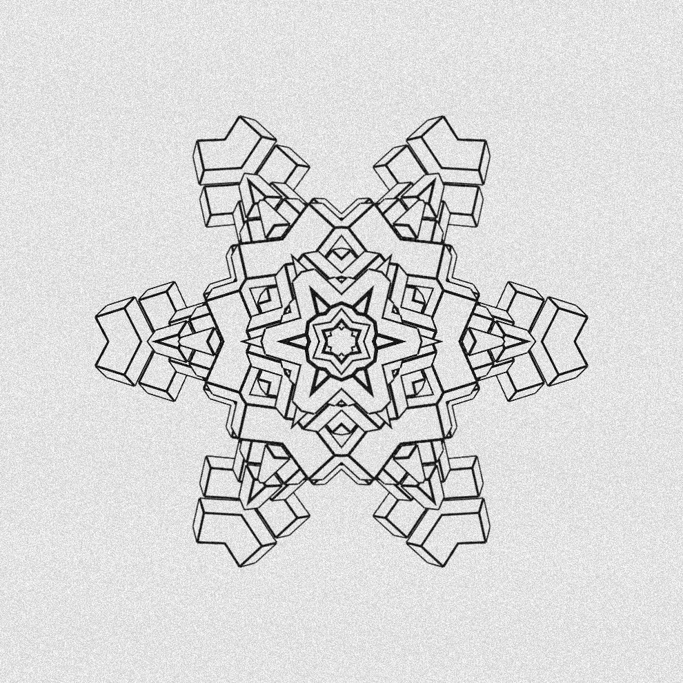 Monochrome Kaleido #7 static token preview