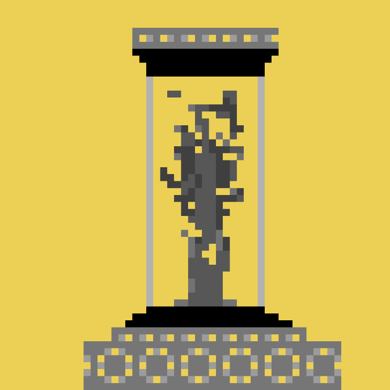 aLIEN IN THE MUSEUM #10 static token preview