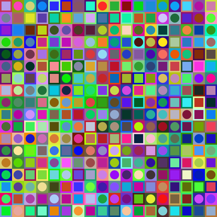 Square Dot Composition #1 static token preview