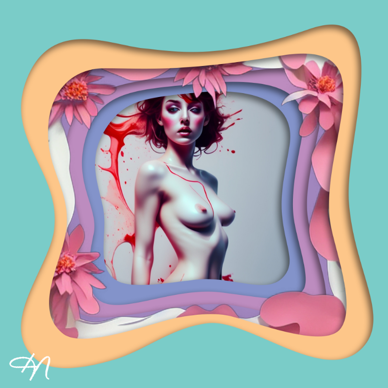 Pink Flowers #1 static token preview