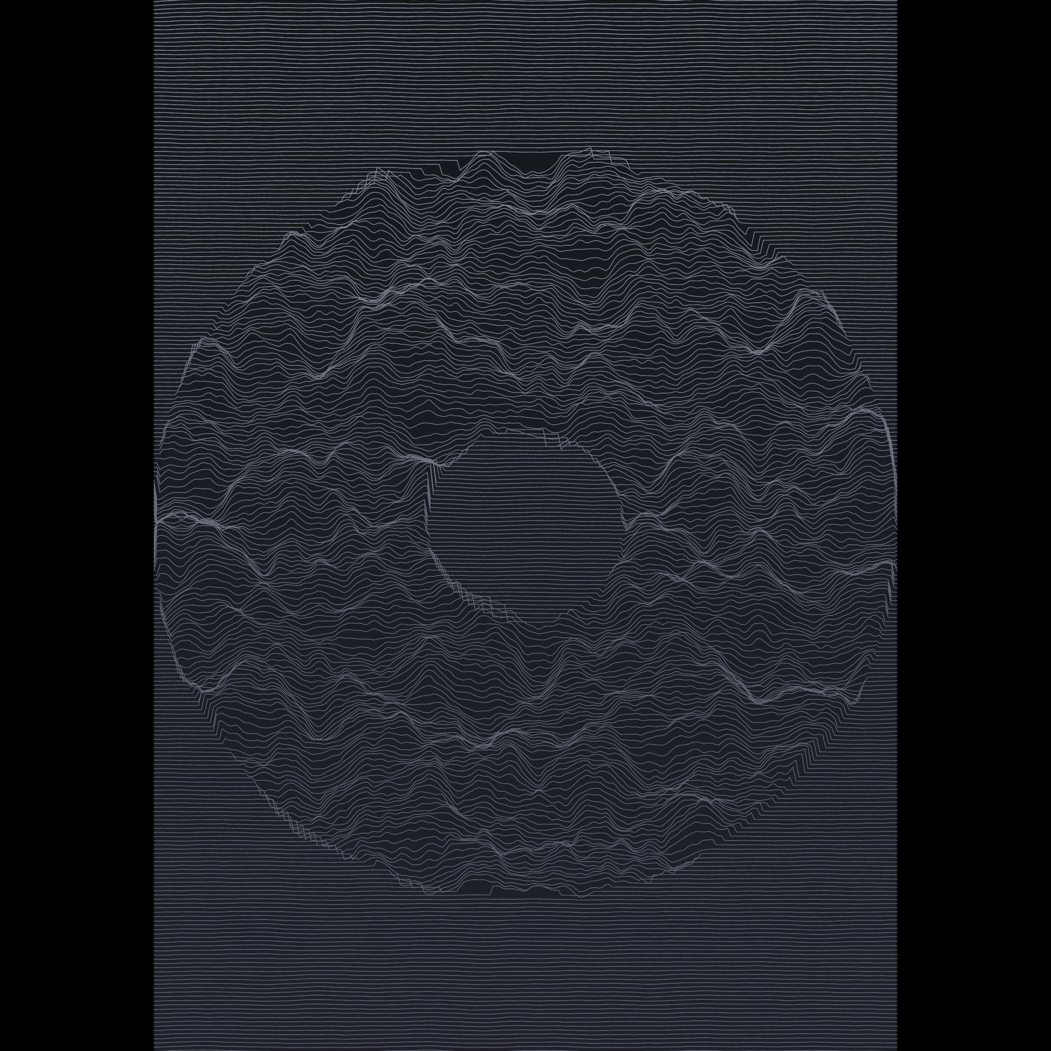 Waves Circle (For Plotter) #23 static token preview