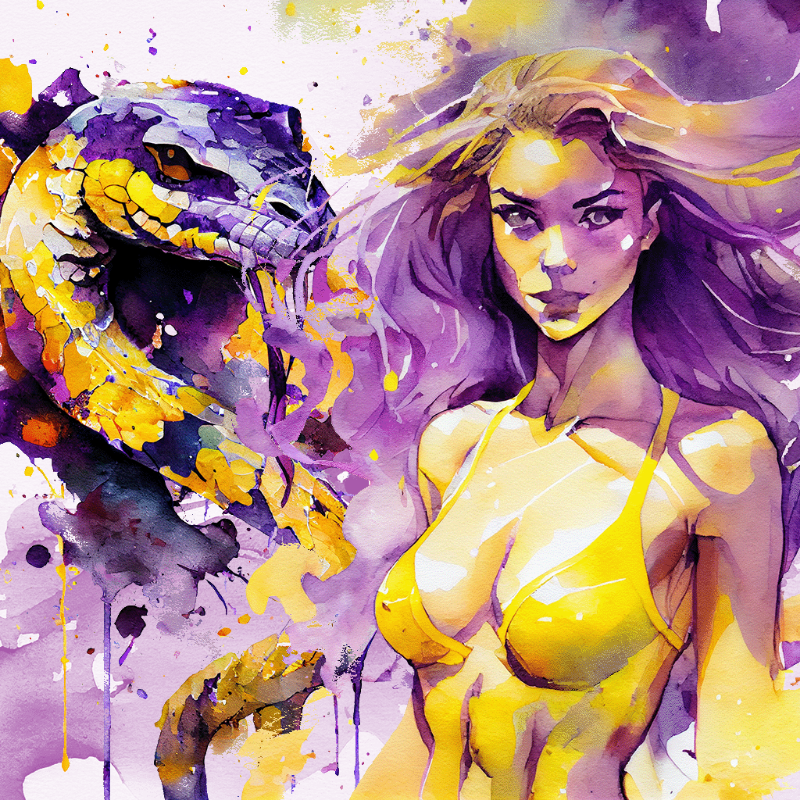 Artemis and Snake #2 static token preview