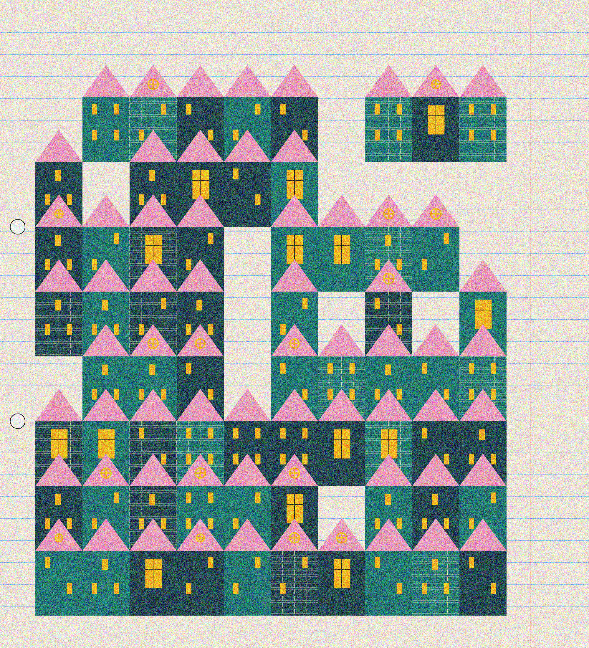 sketchbook page 7: neighbourhoods #22 static token preview