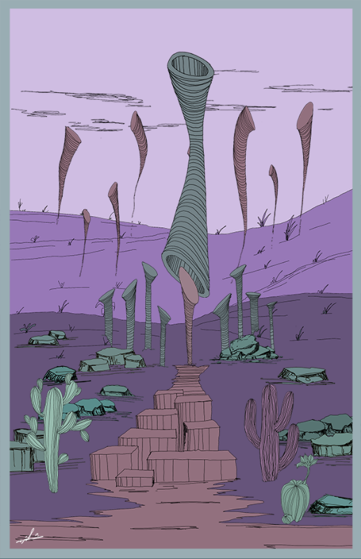 Skyward Garden #zentangle_world #13 static token preview