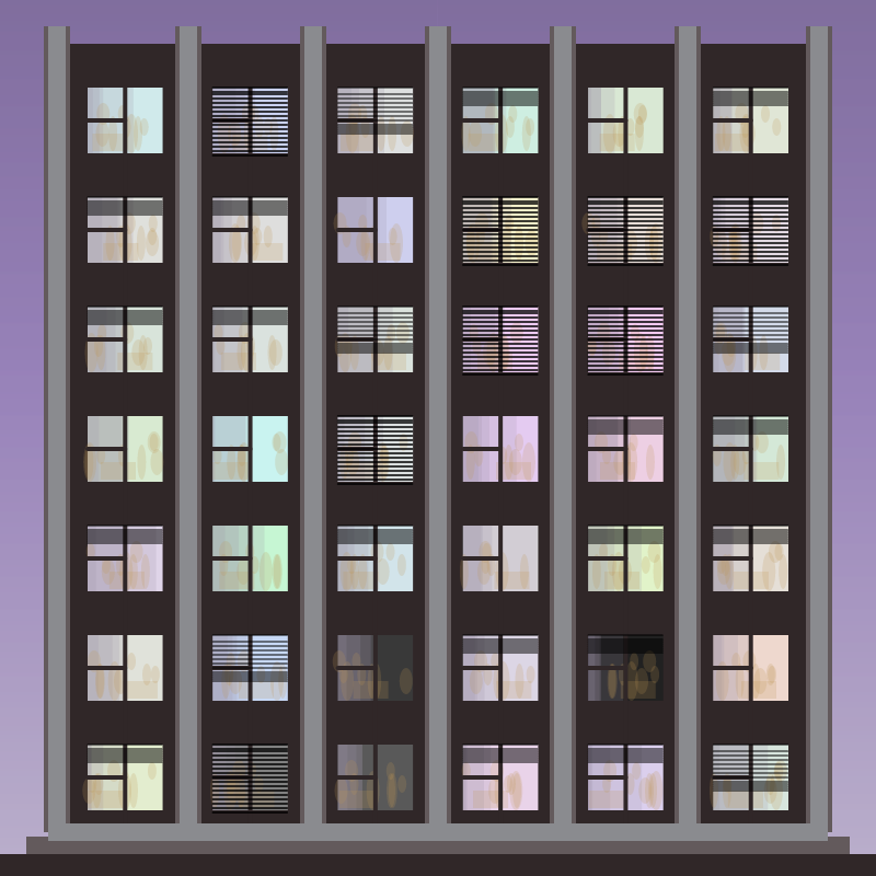 Night Windows #12 static token preview