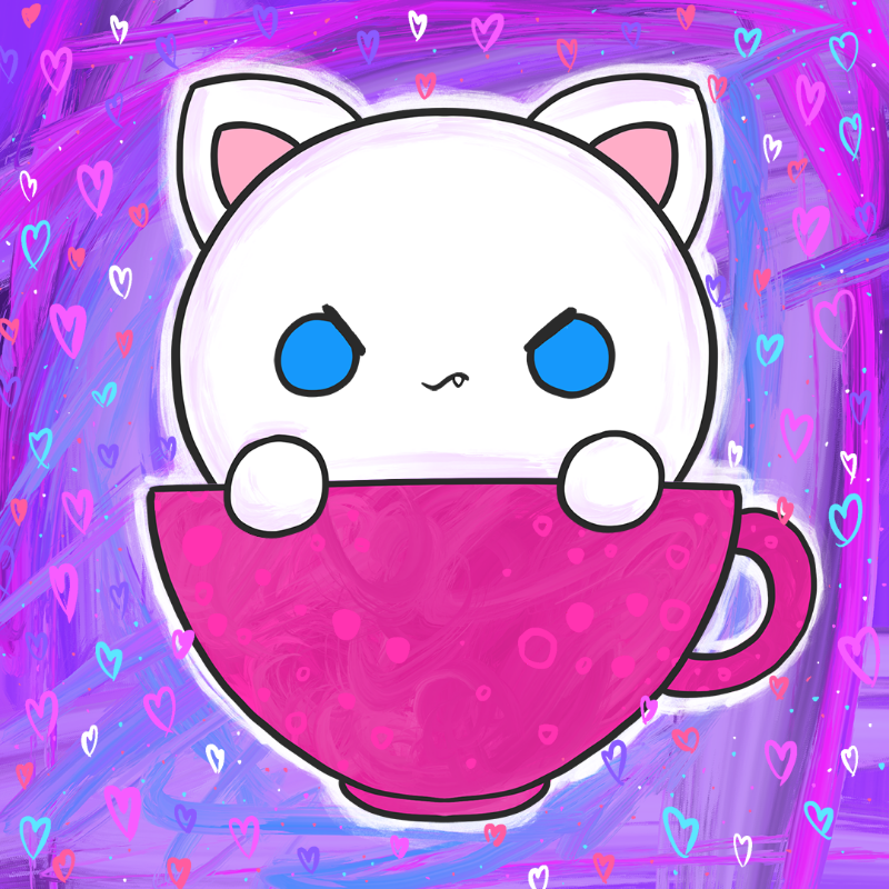 Cupkitties #24 static token preview