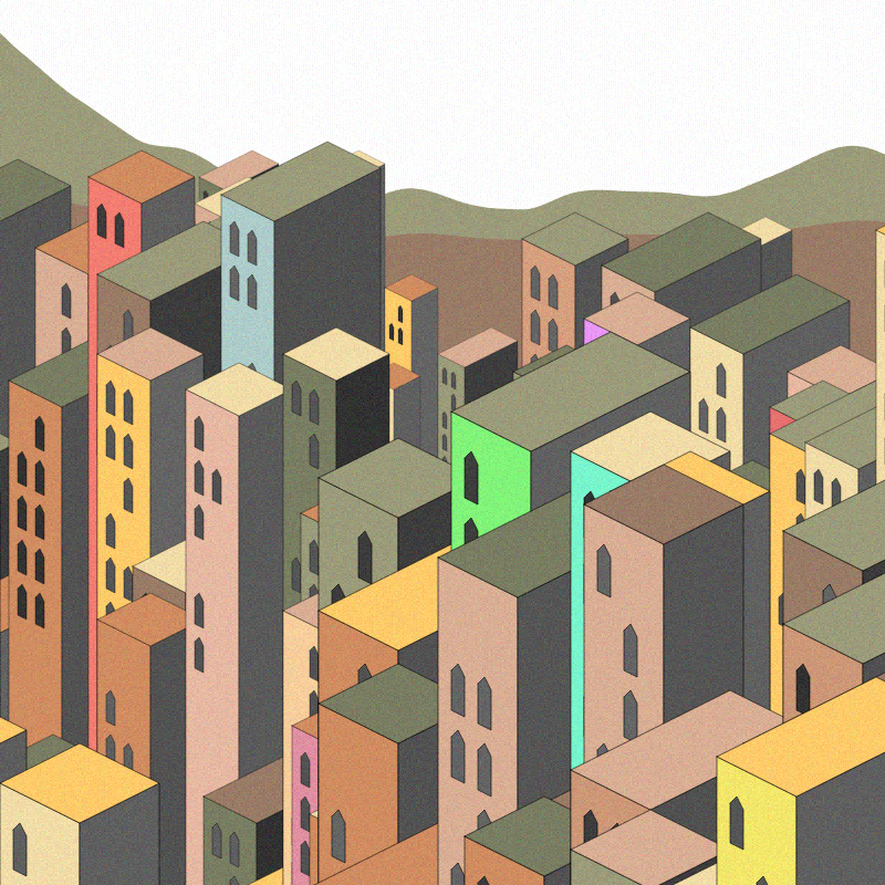 Coloured City #93 static token preview