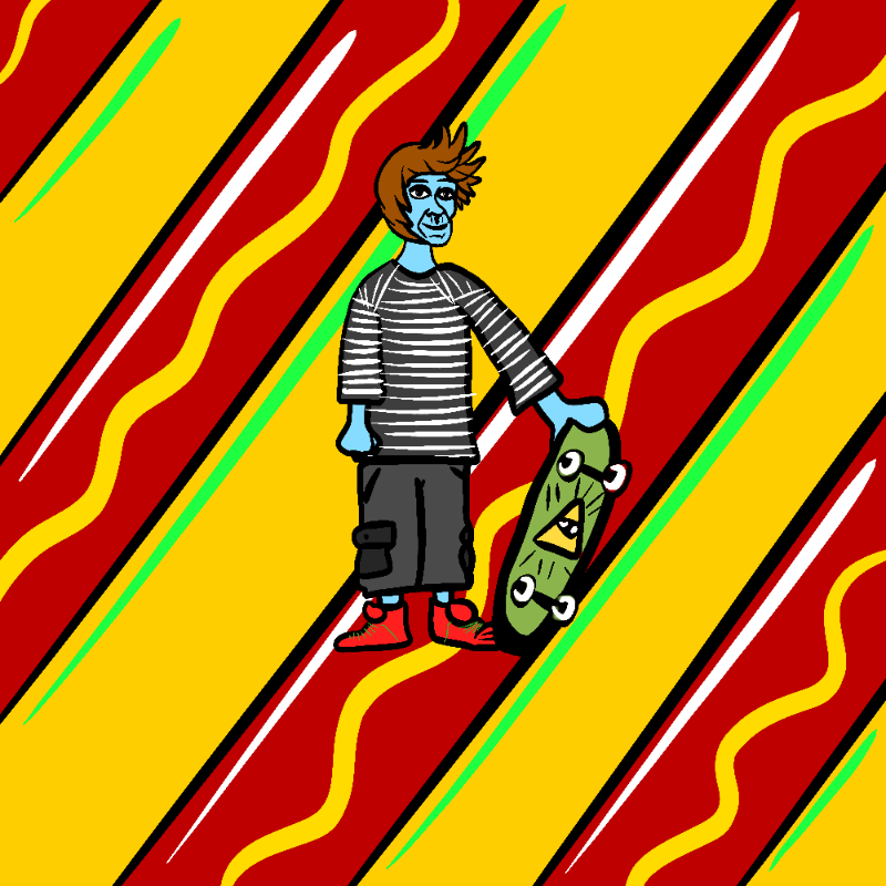Skaterdudes #18 static token preview