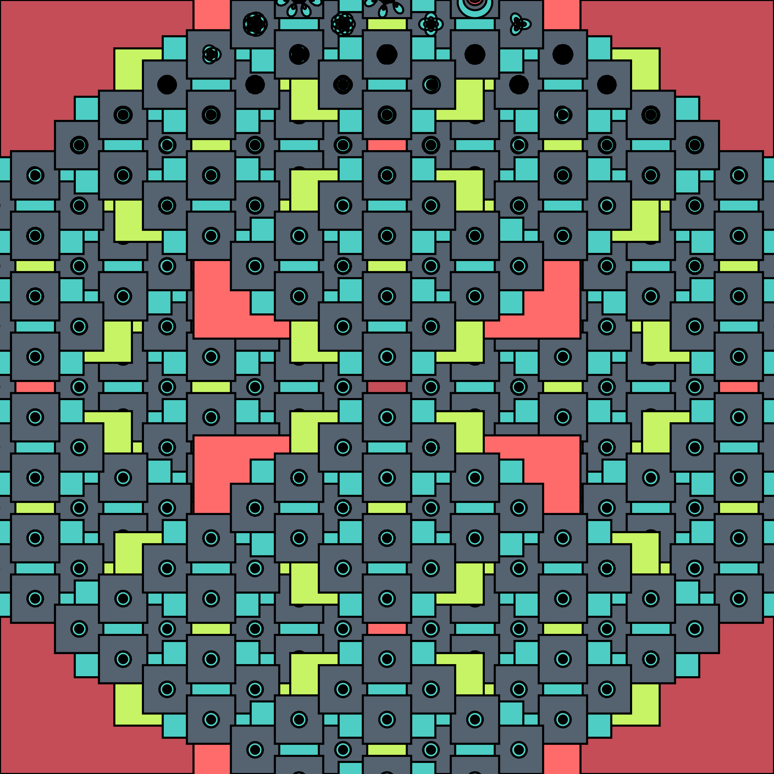 10 patterns 10 palettes #22 static token preview