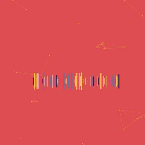 Constellation of particles in Space Sound #15 static token preview