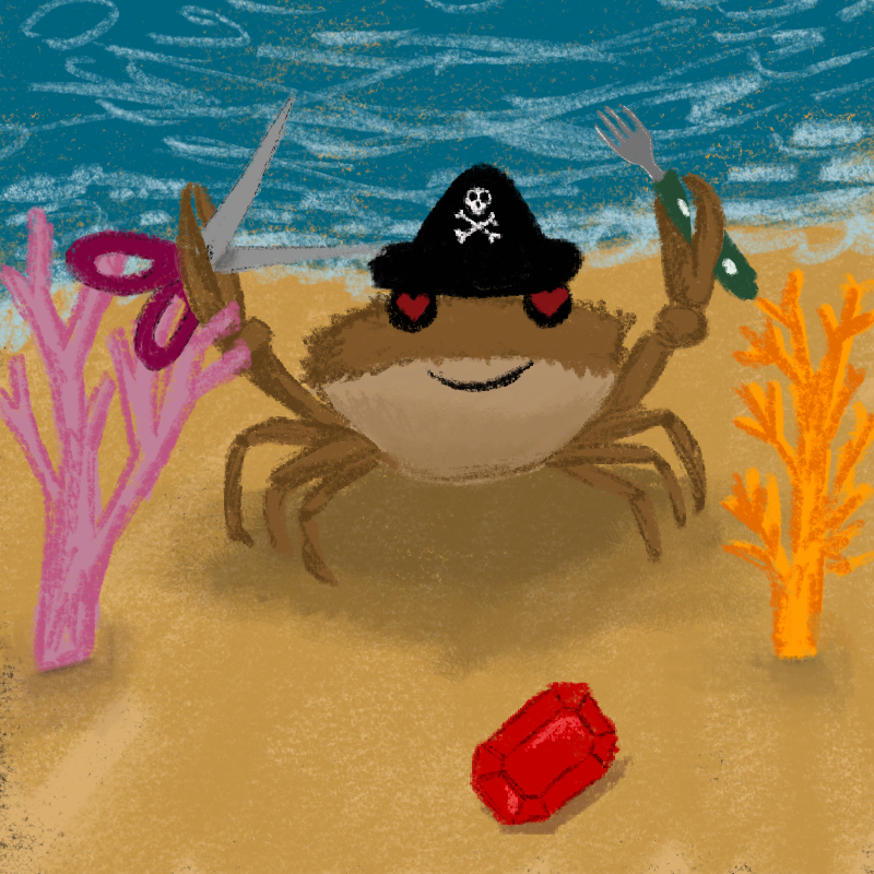 Silly Crab #21 static token preview