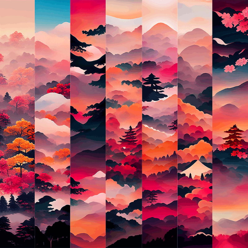 AI Japanese Autumn #10 static token preview