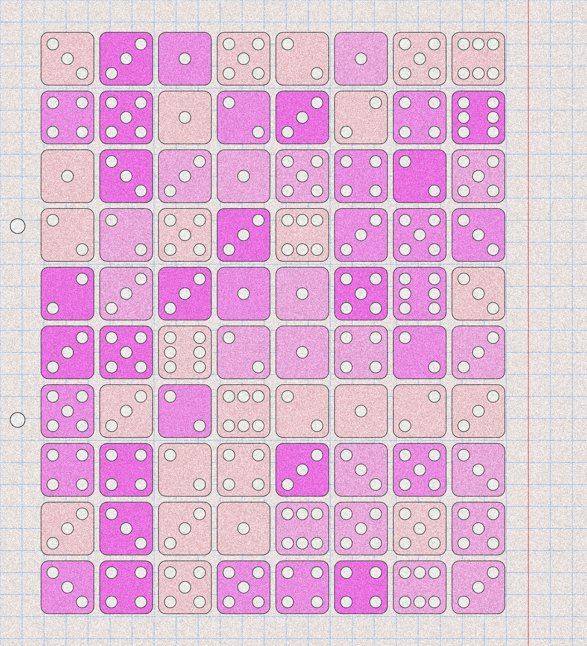 sketchbook page 6: dice roll #2 static token preview