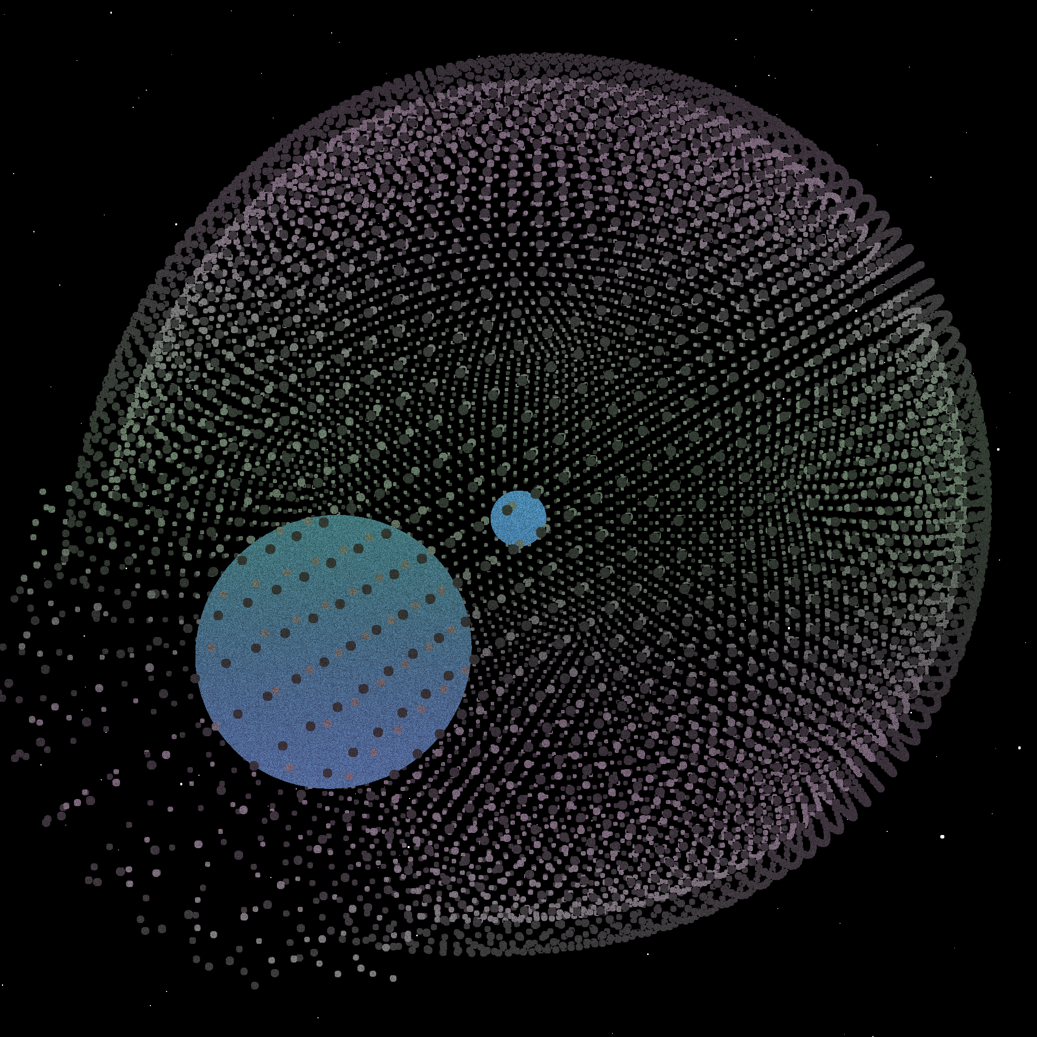 Cometary coma #78 static token preview