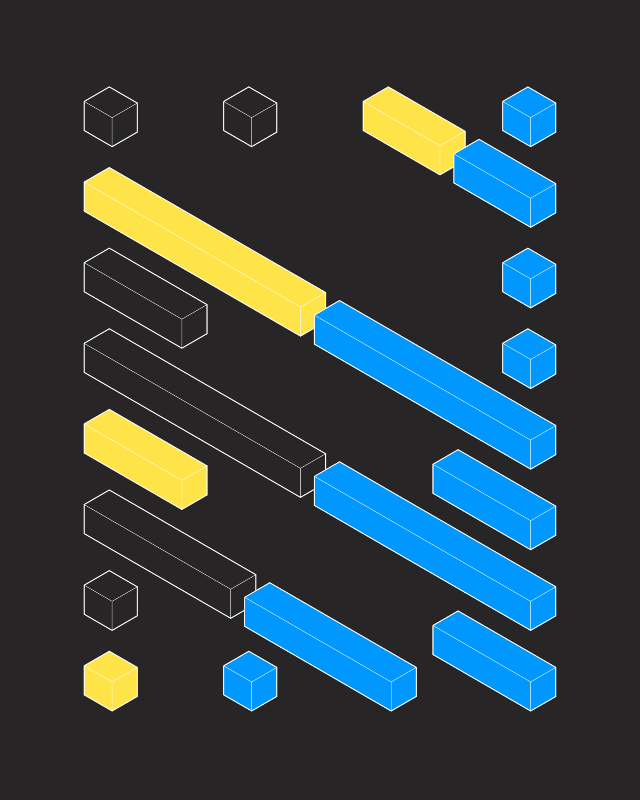 Blocky-Neon #24 static token preview