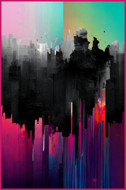Glitched #24 static token preview