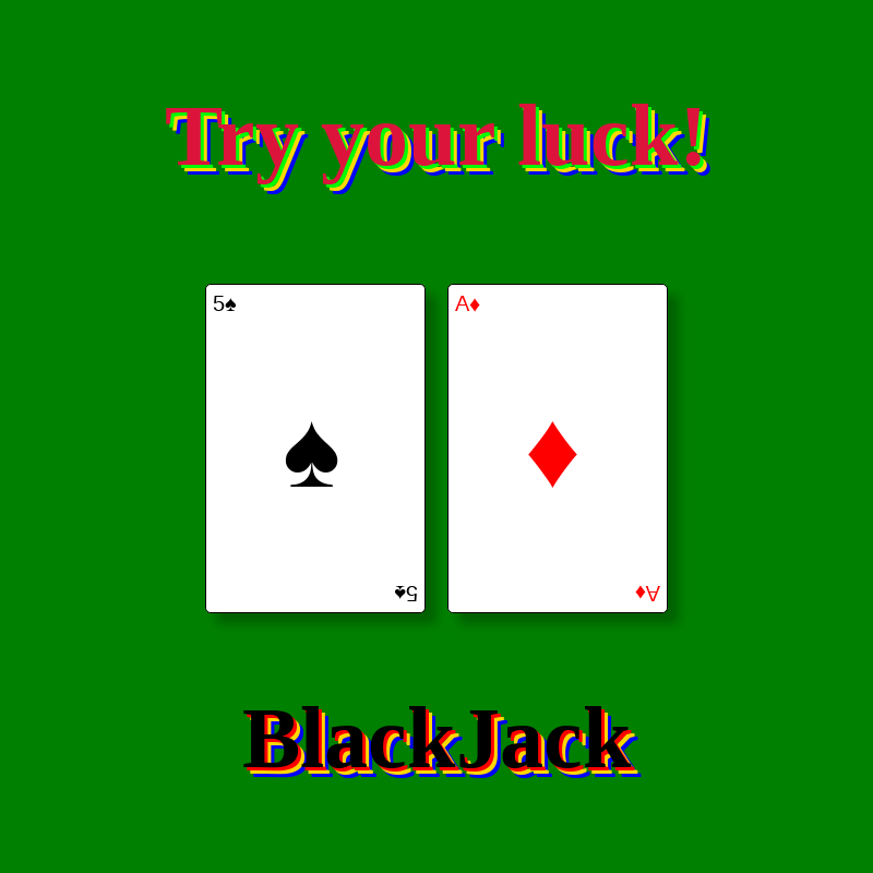 Try your Luck: BlackJack #2 static token preview