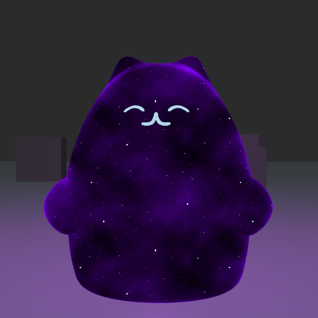 Glow Kitties #8 static token preview