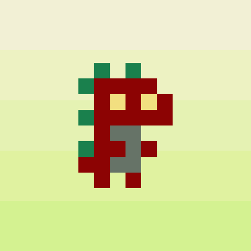 Coded Tiny Dinos #12 static token preview