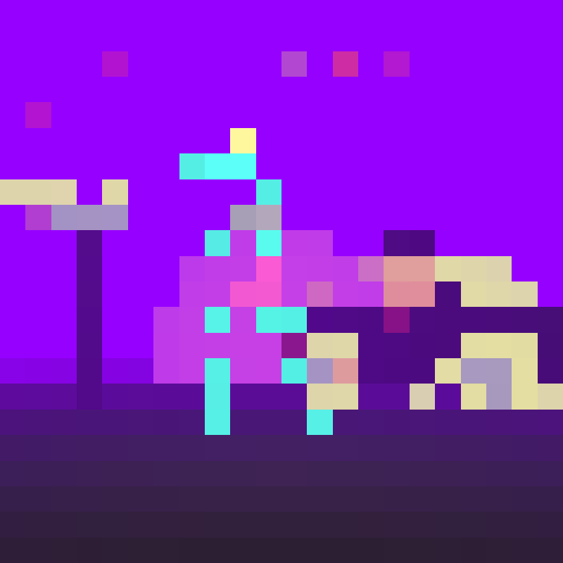 Sunset Dancers #12 static token preview