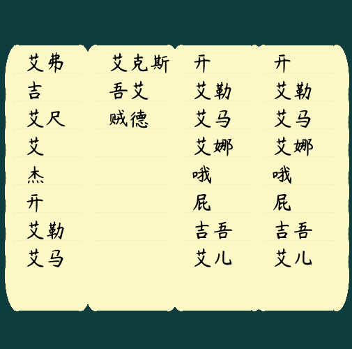 "Clerical script (隸書)" #20 static token preview