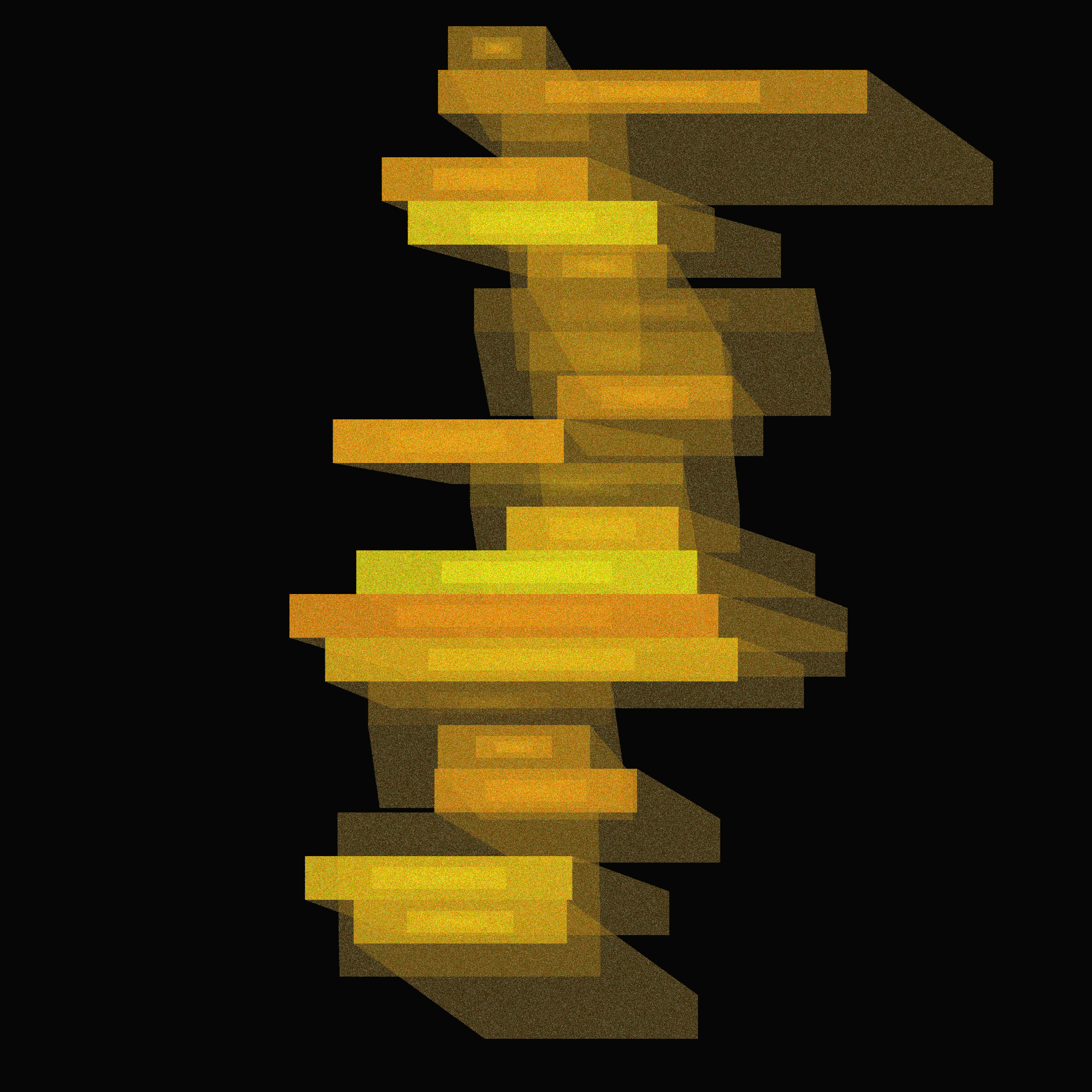 shadow golden blocks #1 static token preview