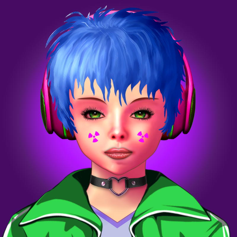 HiFi Girlz #7 static token preview