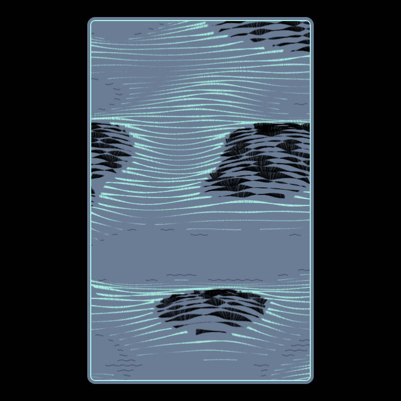 Topographic Playing Card #6 static token preview