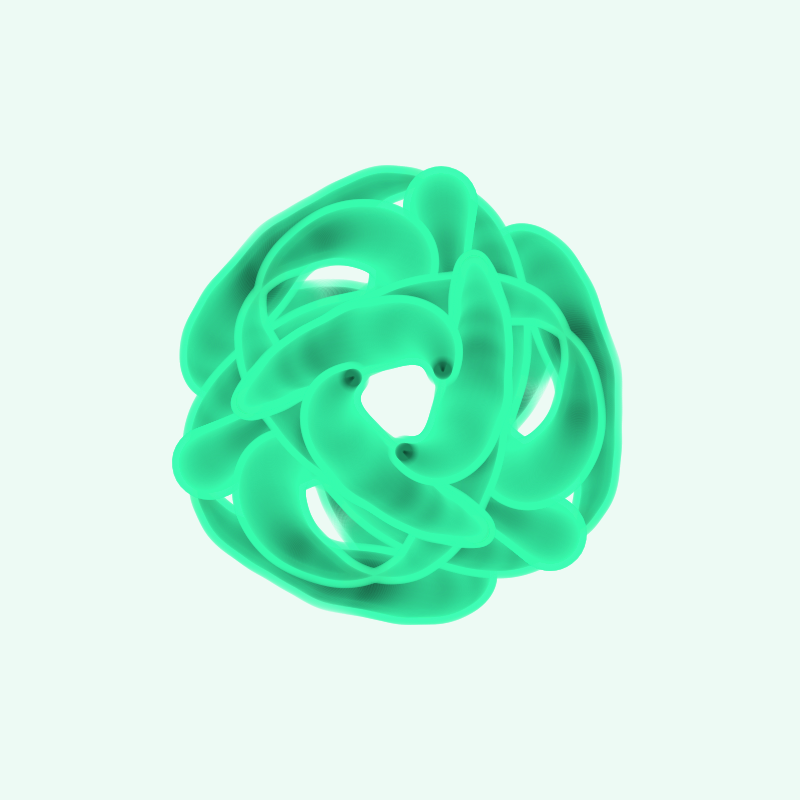 Math Flower #8 static token preview