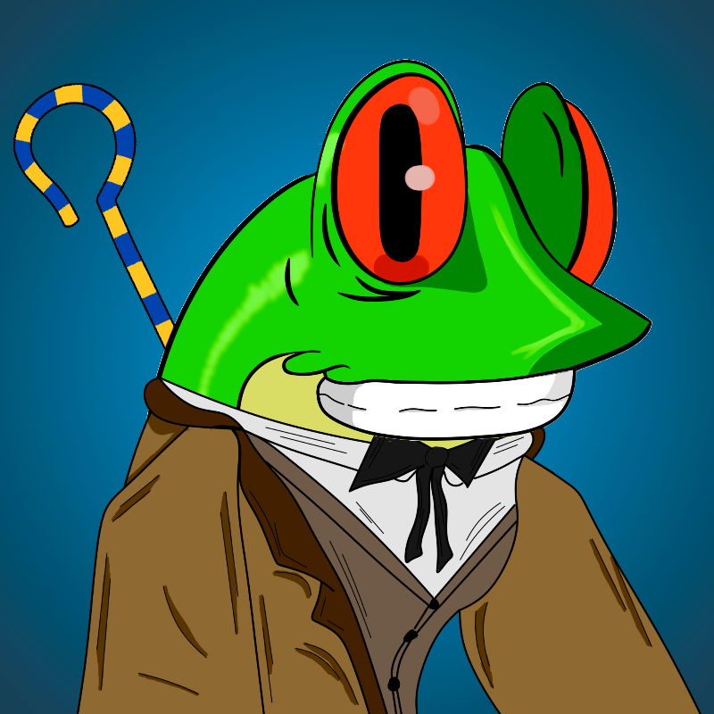 Annoying Frogs. Through the Time #21 static token preview