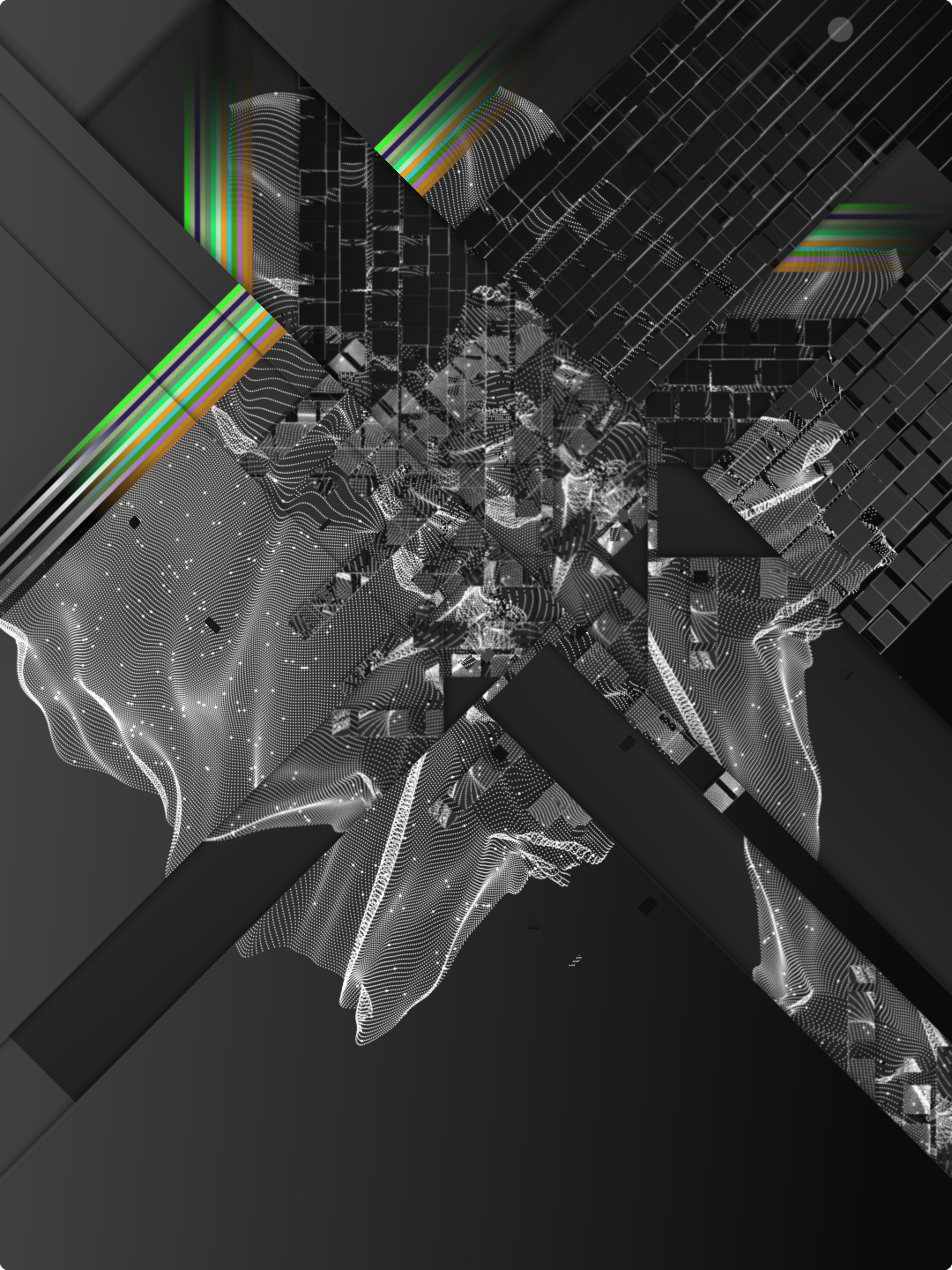 Fronteras en abstracto #16 static token preview