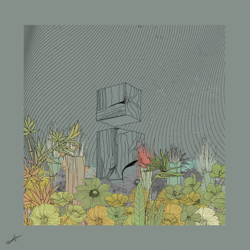 Garden of Lines #Rocks_Blooms #20 static token preview