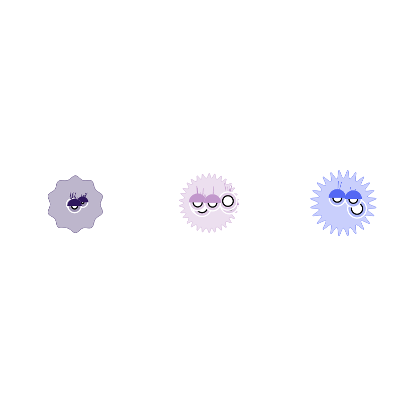 Beautiful virus #17 static token preview