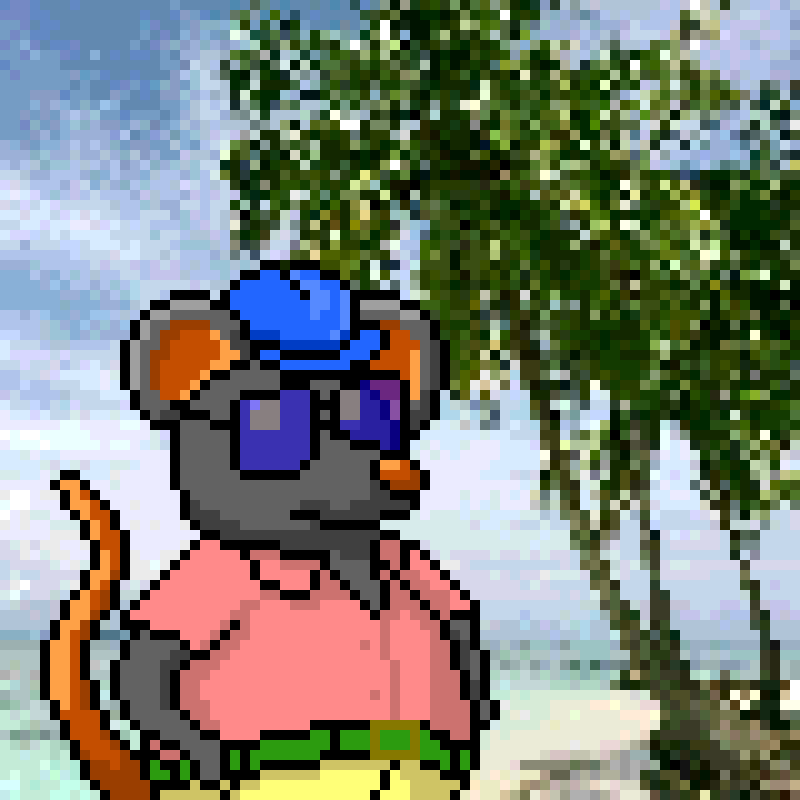 XTZ-Rats - Serie 2 - Around the world. #20 static token preview