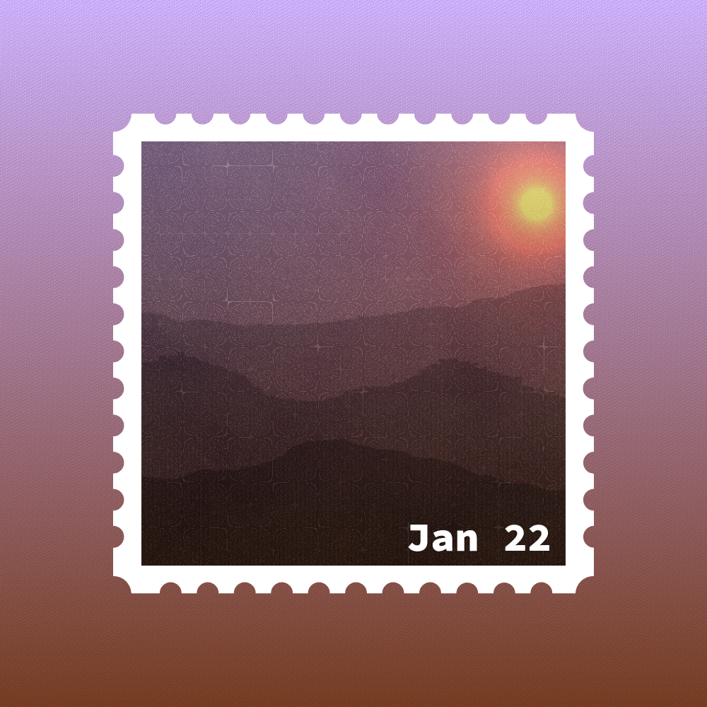 January 2022 stamp #13 static token preview