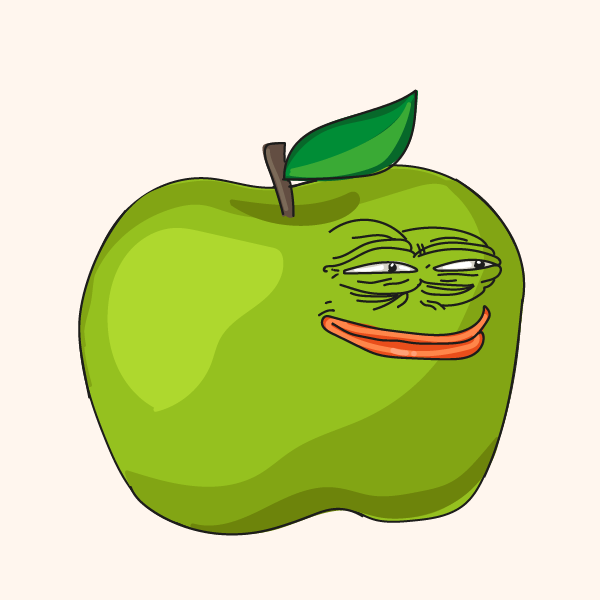 Pepe generative vegetables faces. #24 static token preview